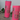 20oz Hot Pink Powder Coated Skinny Tumbler - Cheer Cheer Cheer Leader