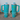 RTG - Miss Americana Tropical Teal 30oz Stanley Quencher H2.0