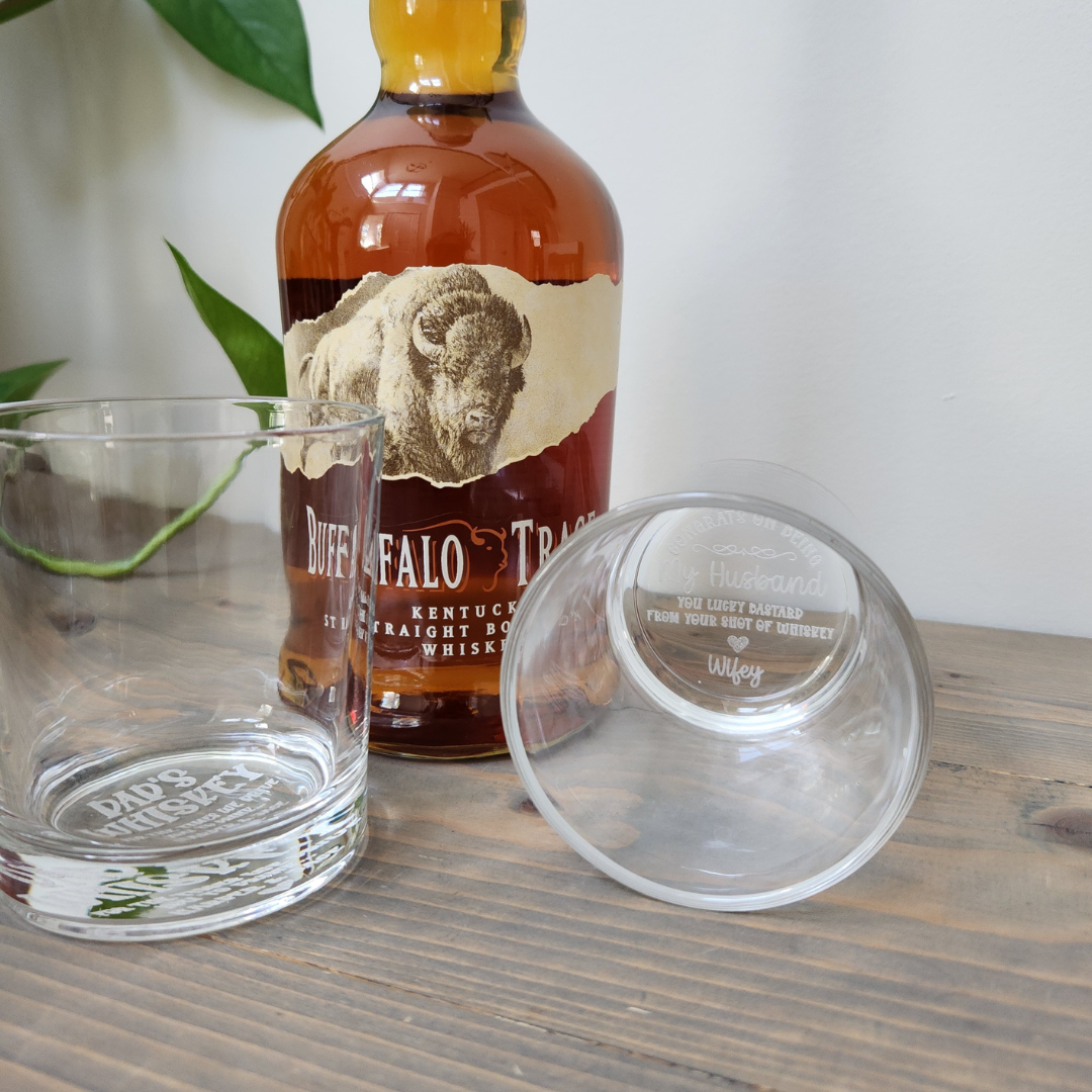 Personalized Engraved Whiskey Glass